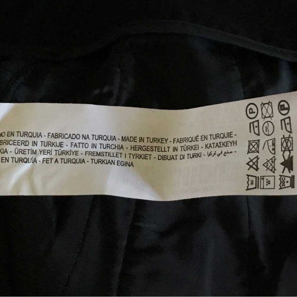 NWT. Zara Black High Waisted Pants. Size S. - Picture 11 of 11